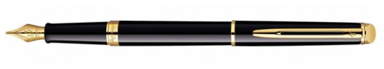  ручки waterman ручка ватерман перьевая в футляре Hemisphere Mars Black GT